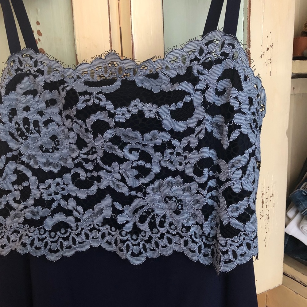 Club Monaco lace silk cocktail dress